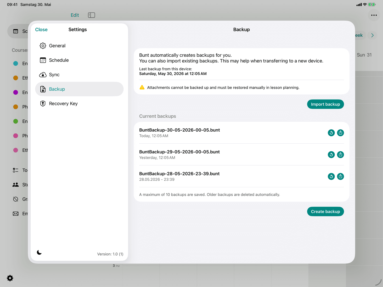 Overview of automatic backups