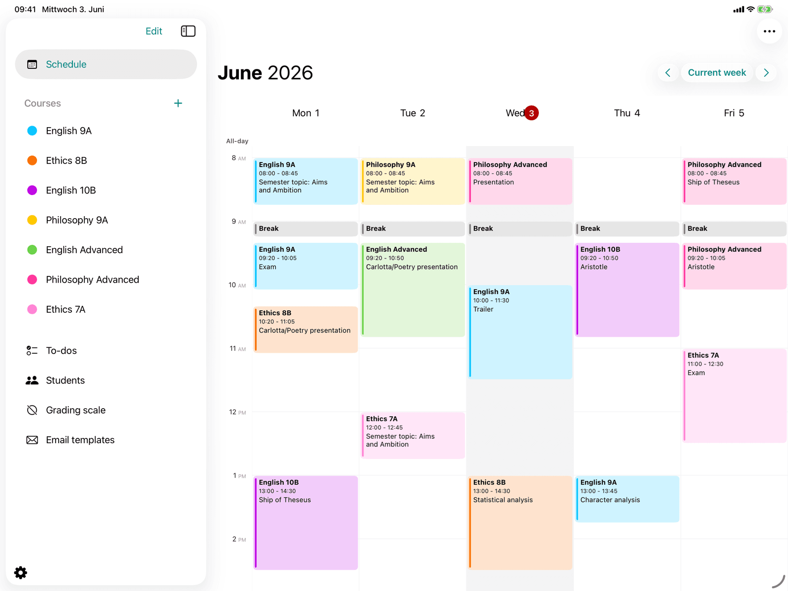Create a course