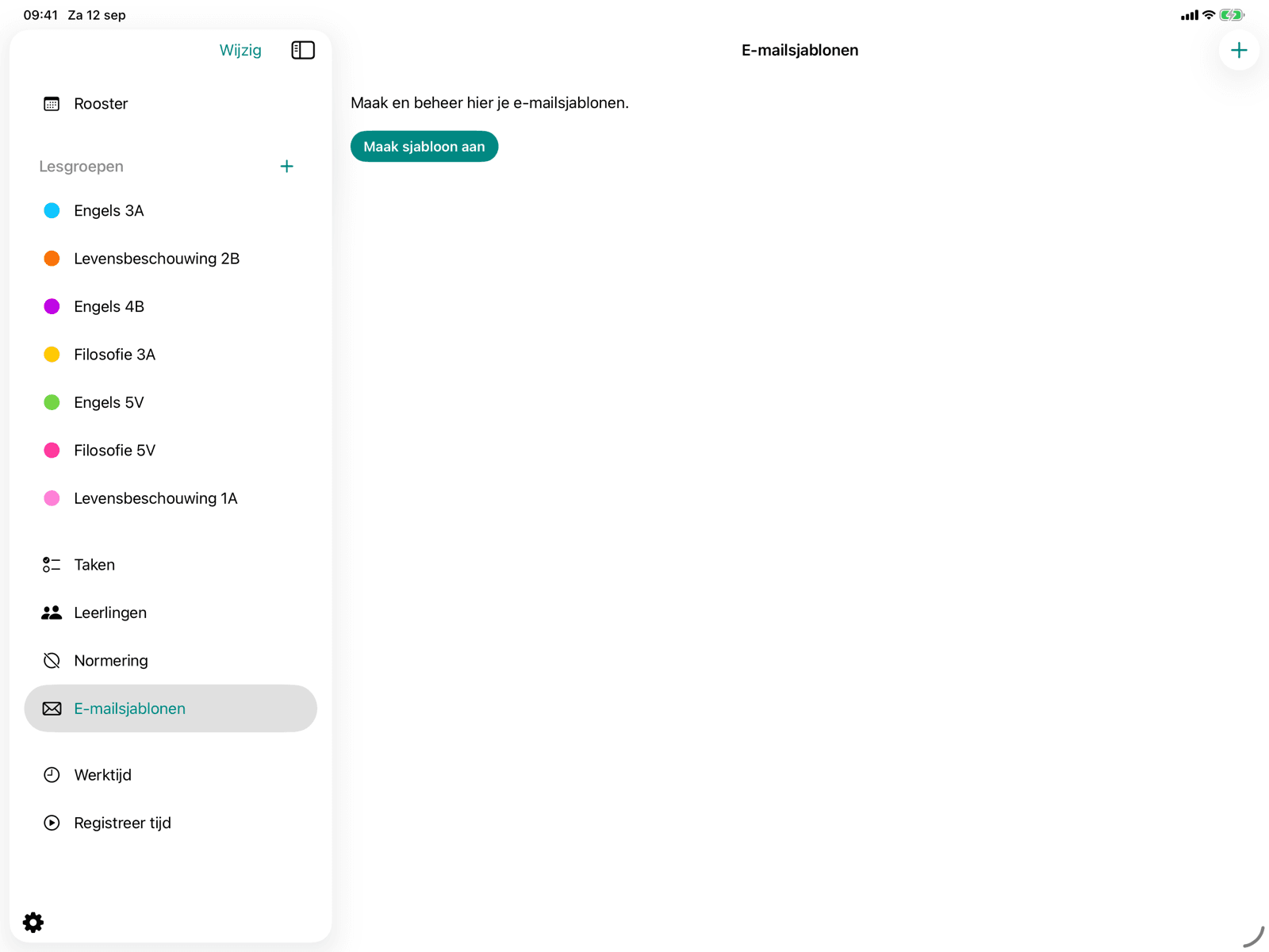 E-mailsjablonen