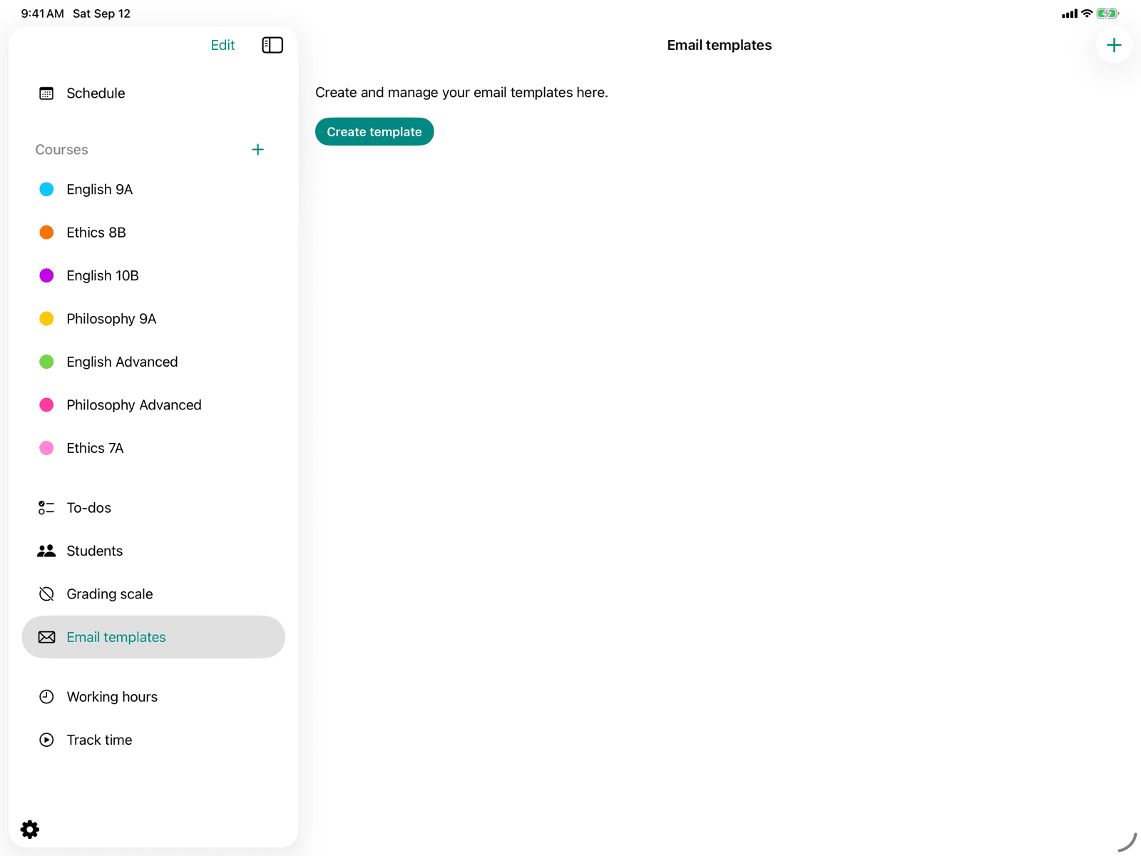 Email templates