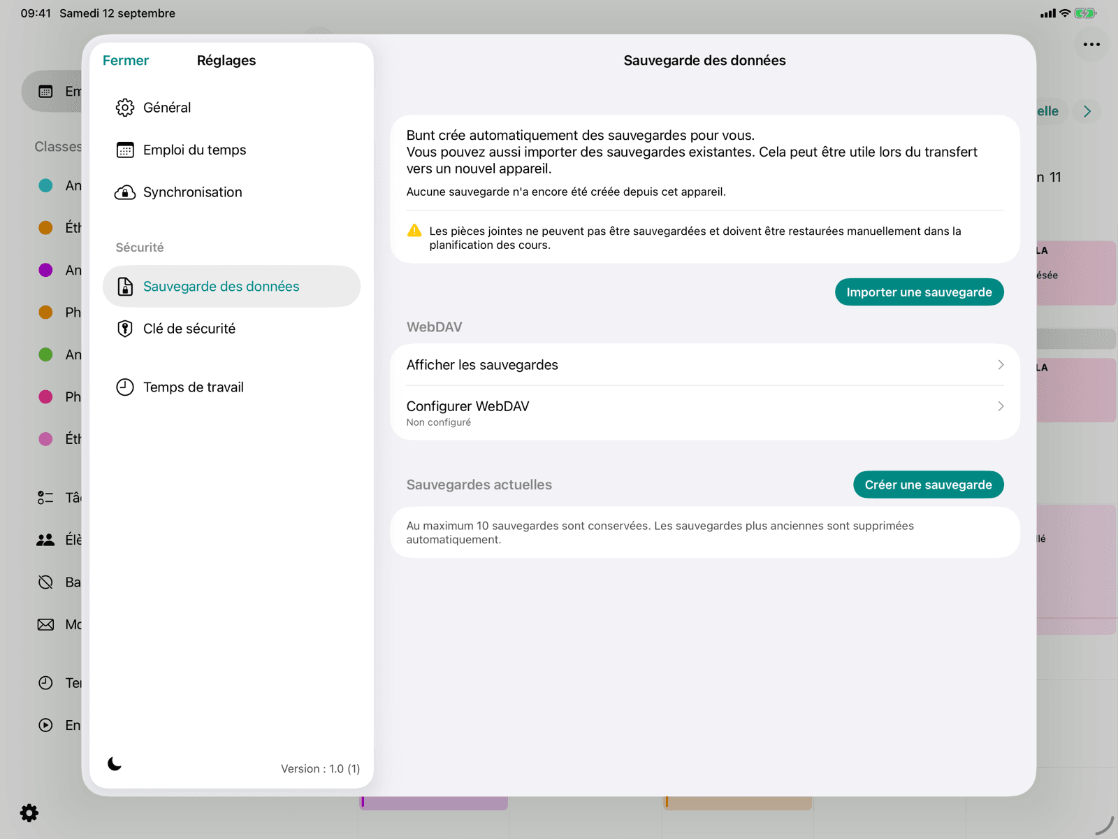 Synchronisation WebDAV