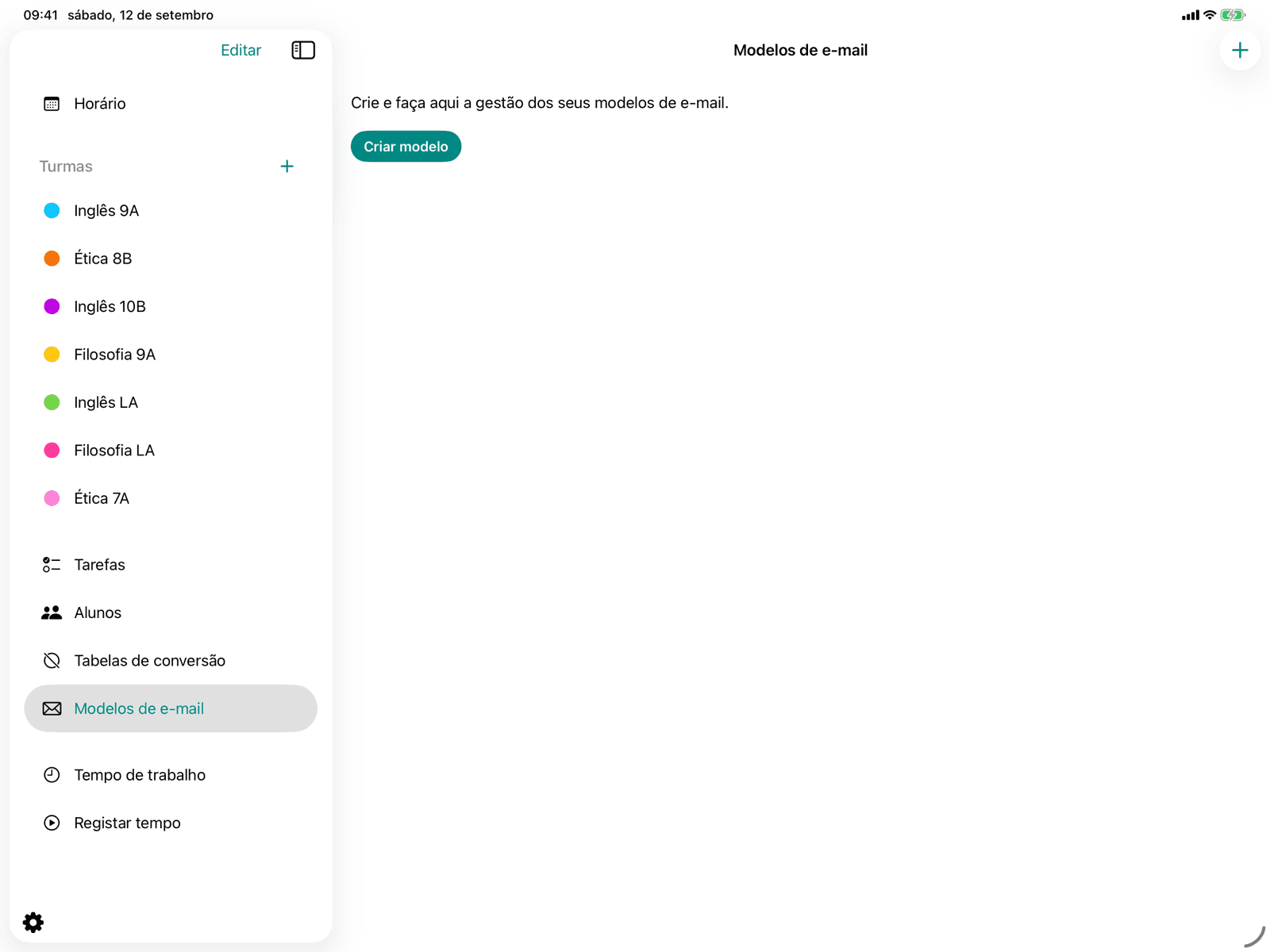 Modelos de e-mail